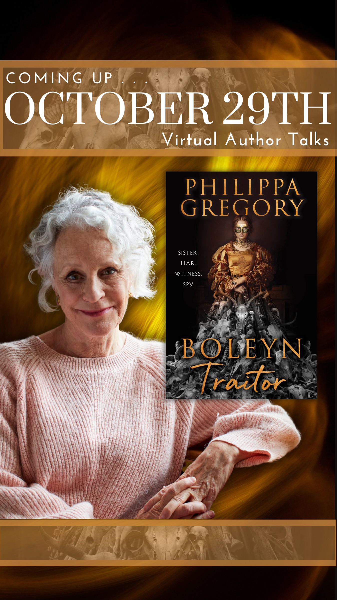 IG IMAGE Philippa Gregory (Your Story) Rice Author Talk